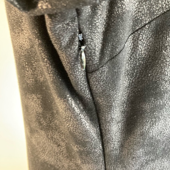 I.N.C International Concepts Black Cotton Rayon Short Sleeve Top size L - Picture 6 of 12